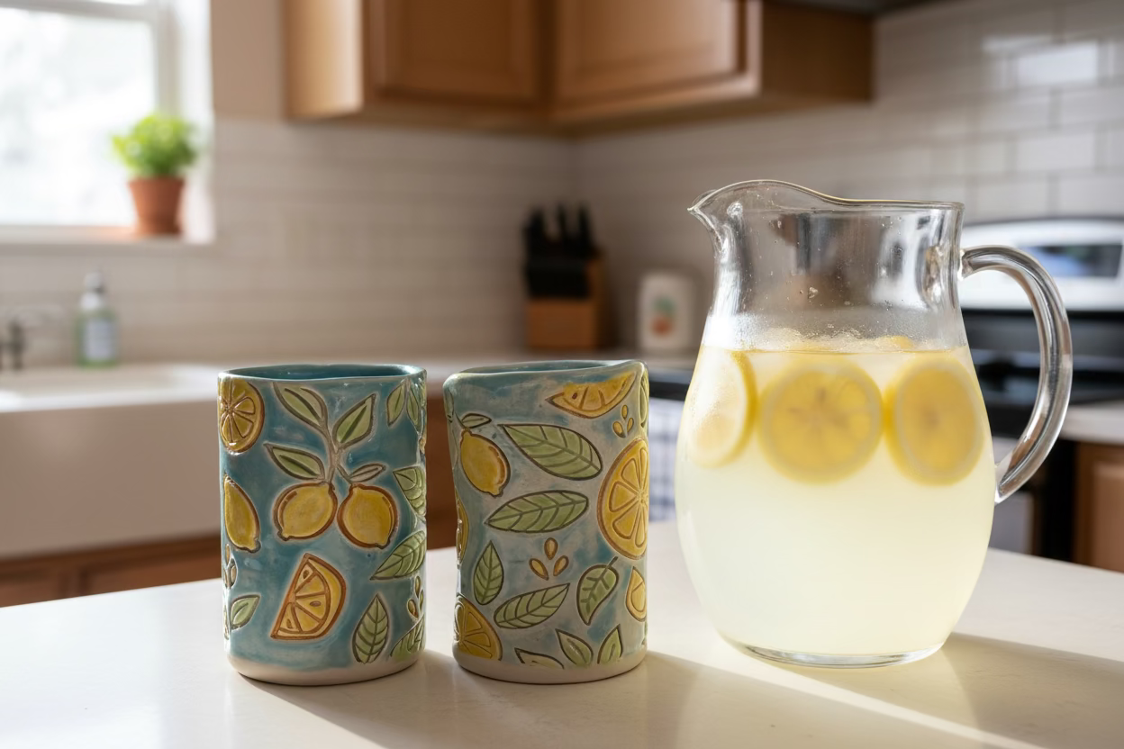 Lemon Tumbler WITHOUT Ice Guard