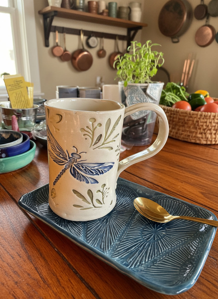 Dragon Fly Mug-Tea with Intention Gift Set