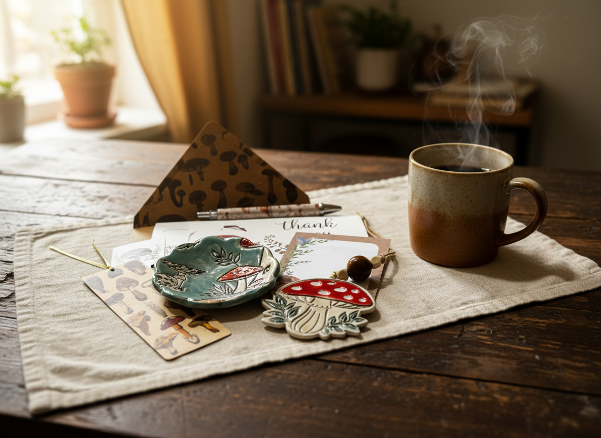 Box 3 Woodland Whimsy Mushroom Gift Set