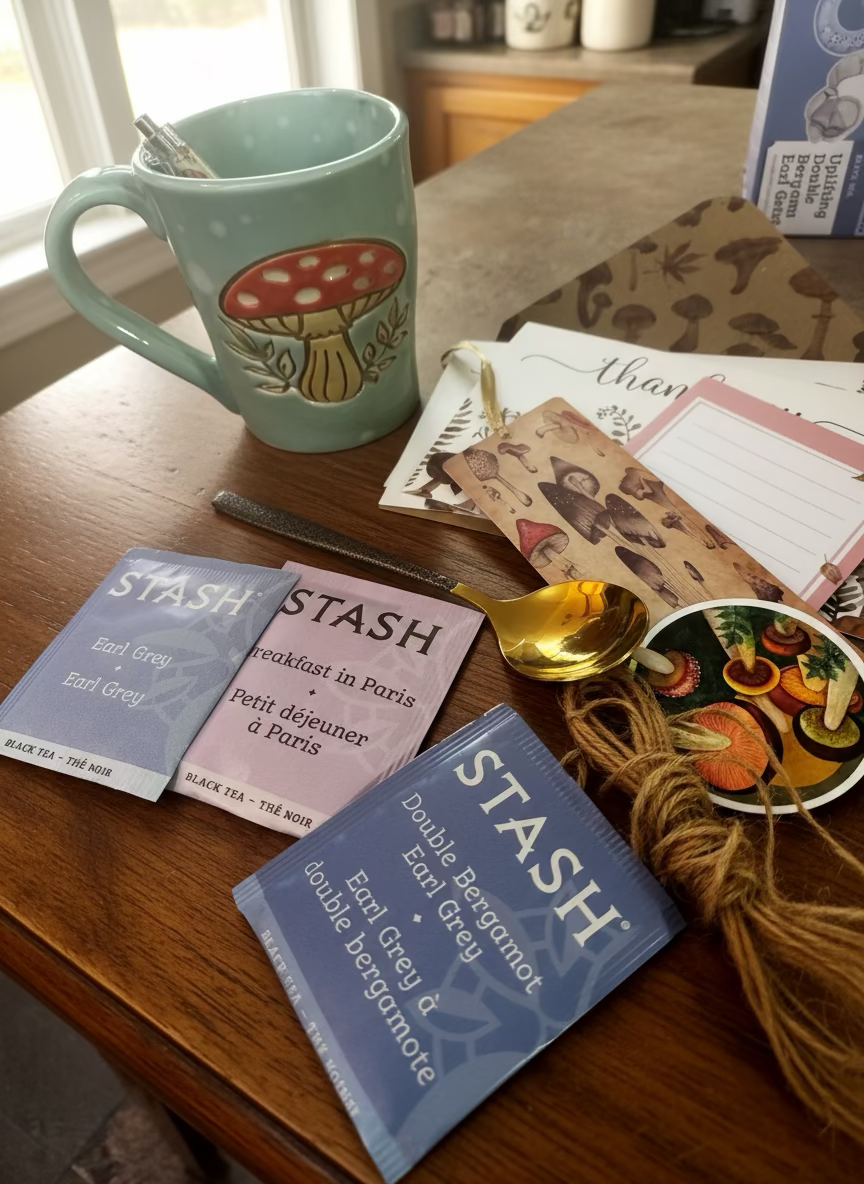 Mushroom Mug-Tea with Intention Gift Set